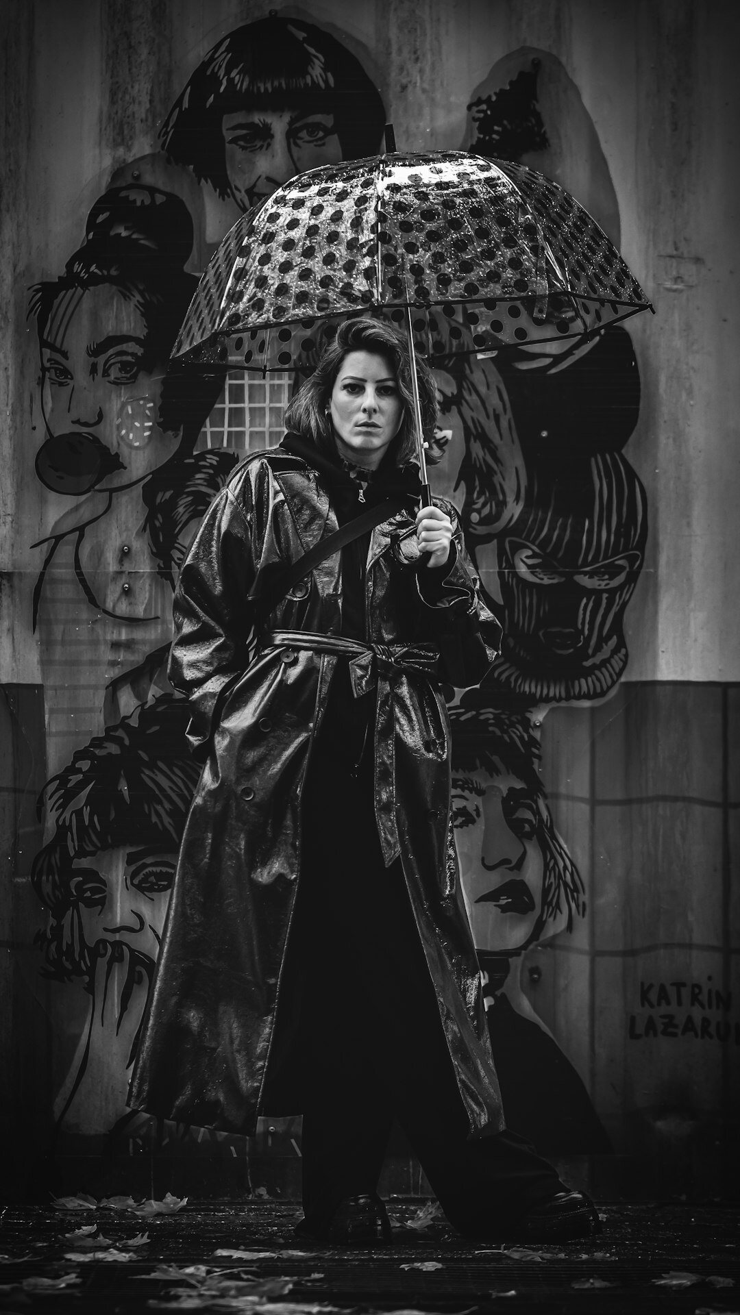 detective in raincoat