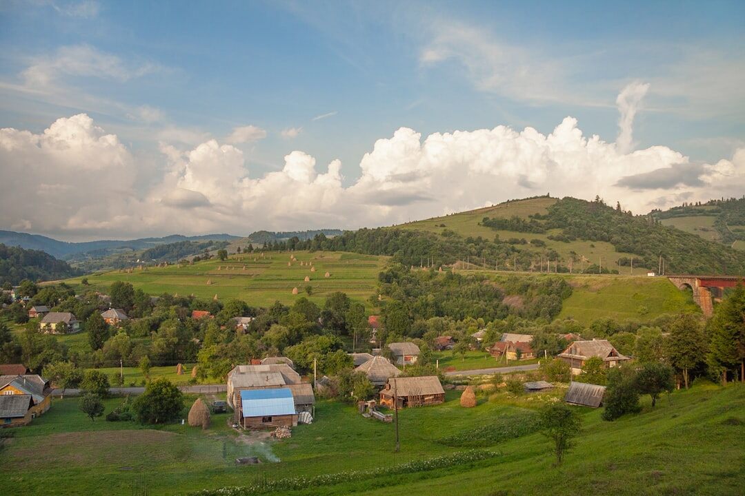 croatian village landscape