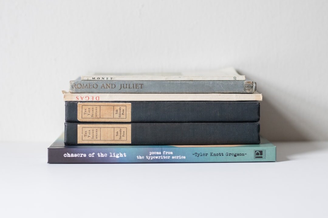 completed book series on shelf