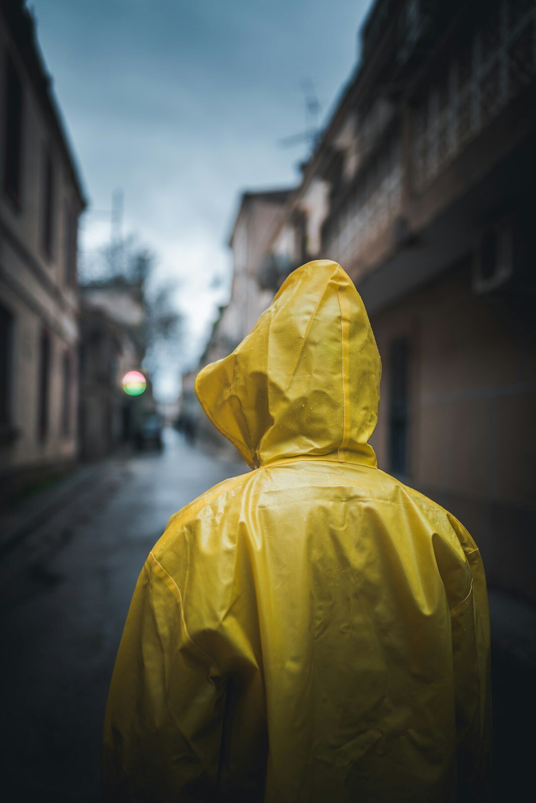 detective in raincoat